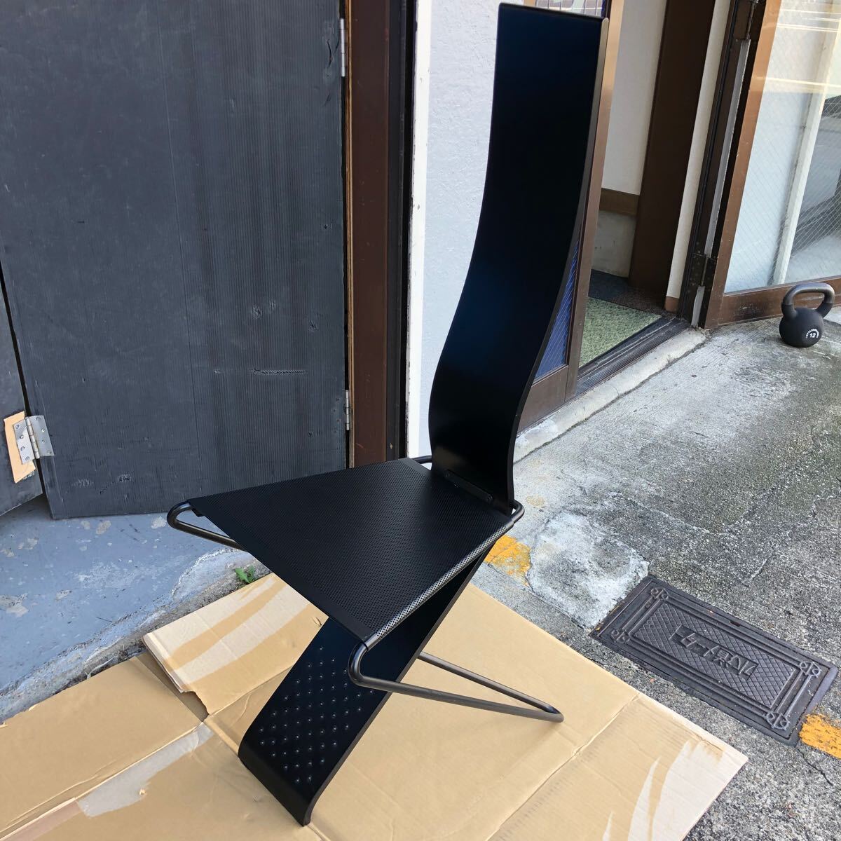 ハイバックメタルチェア ポストモダン 家具
